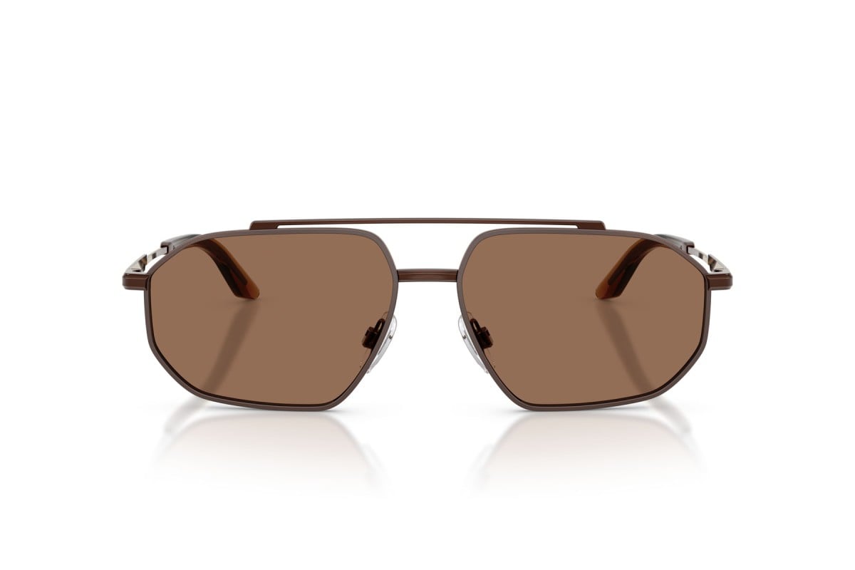 OCCHIALE DA SOLE UOMO | DOLCE & GABBANA DG 2328 - 133673 MARRONE/MARRONE OPACO - CALIBRO 59