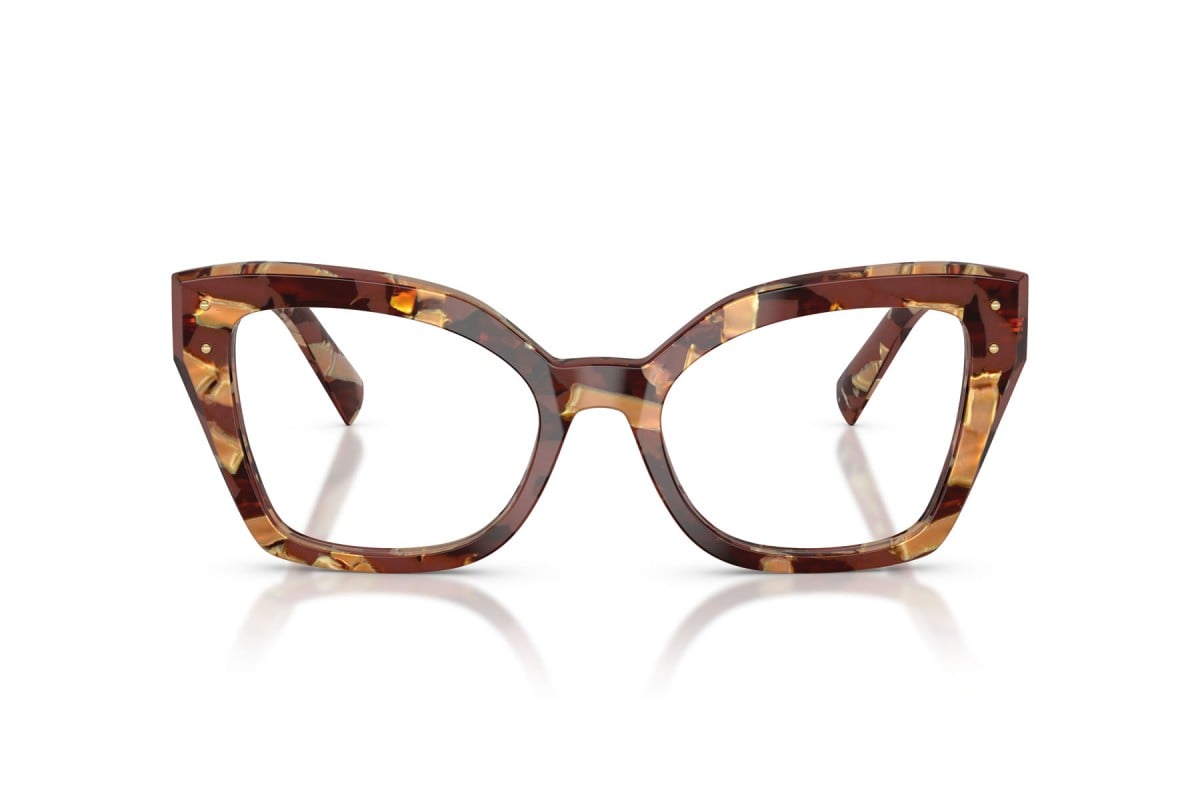 OCCHIALE DA VISTA DONNA | DOLCE & GABBANA DG 3386 - 3462 MARRONE AVANA PERLATO - CALIBRO 53