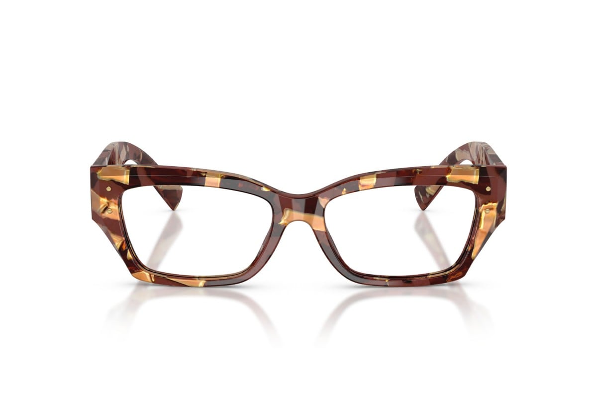 OCCHIALE DA VISTA DONNA | DOLCE & GABBANA DG 3387 - 3462 MARRONE AVANA PERLATO - CALIBRO 53