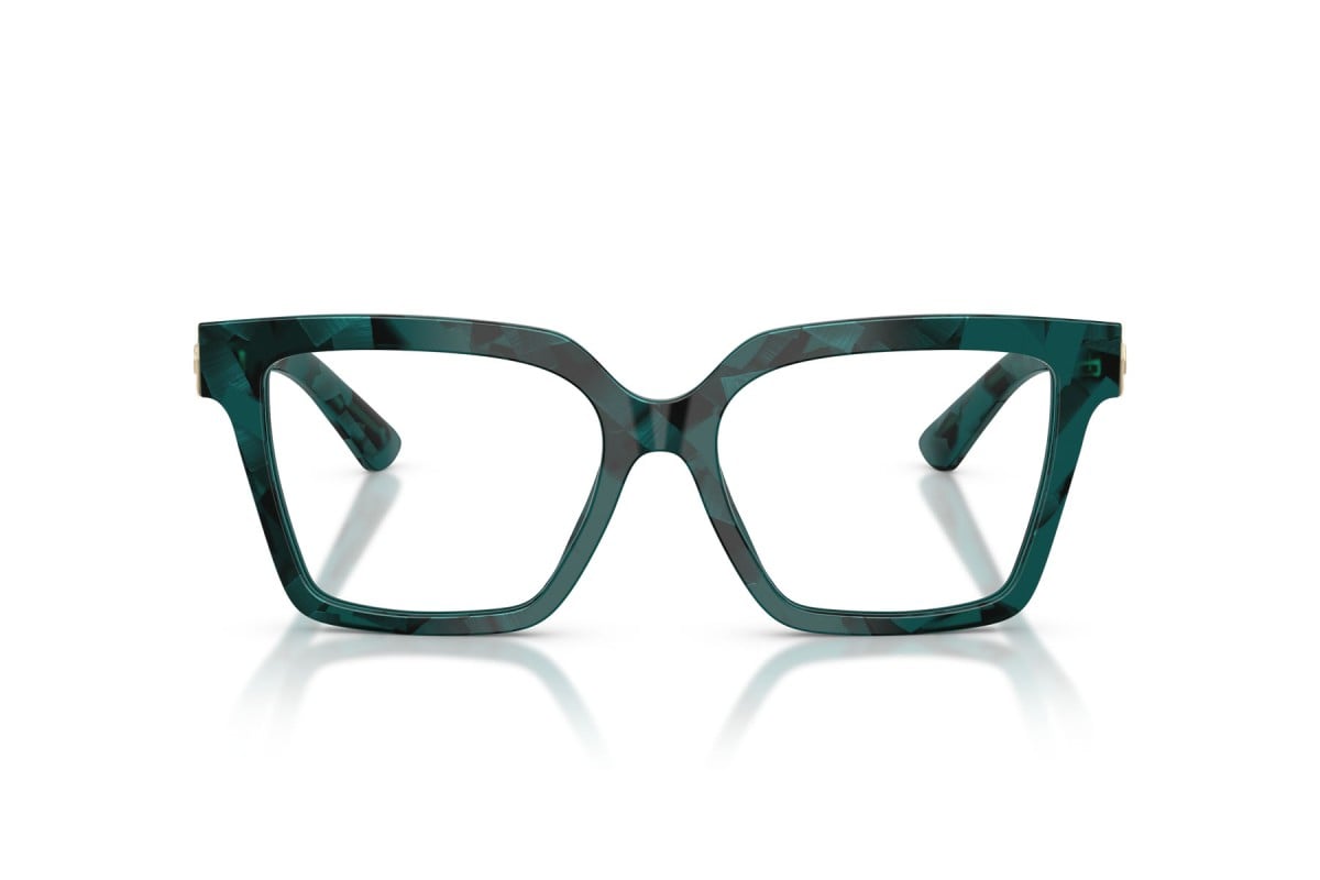 OCCHIALE DA VISTA DONNA | DOLCE & GABBANA DG 3395 - 3460 PETROLIO PERLA AVANA - CALIBRO 53