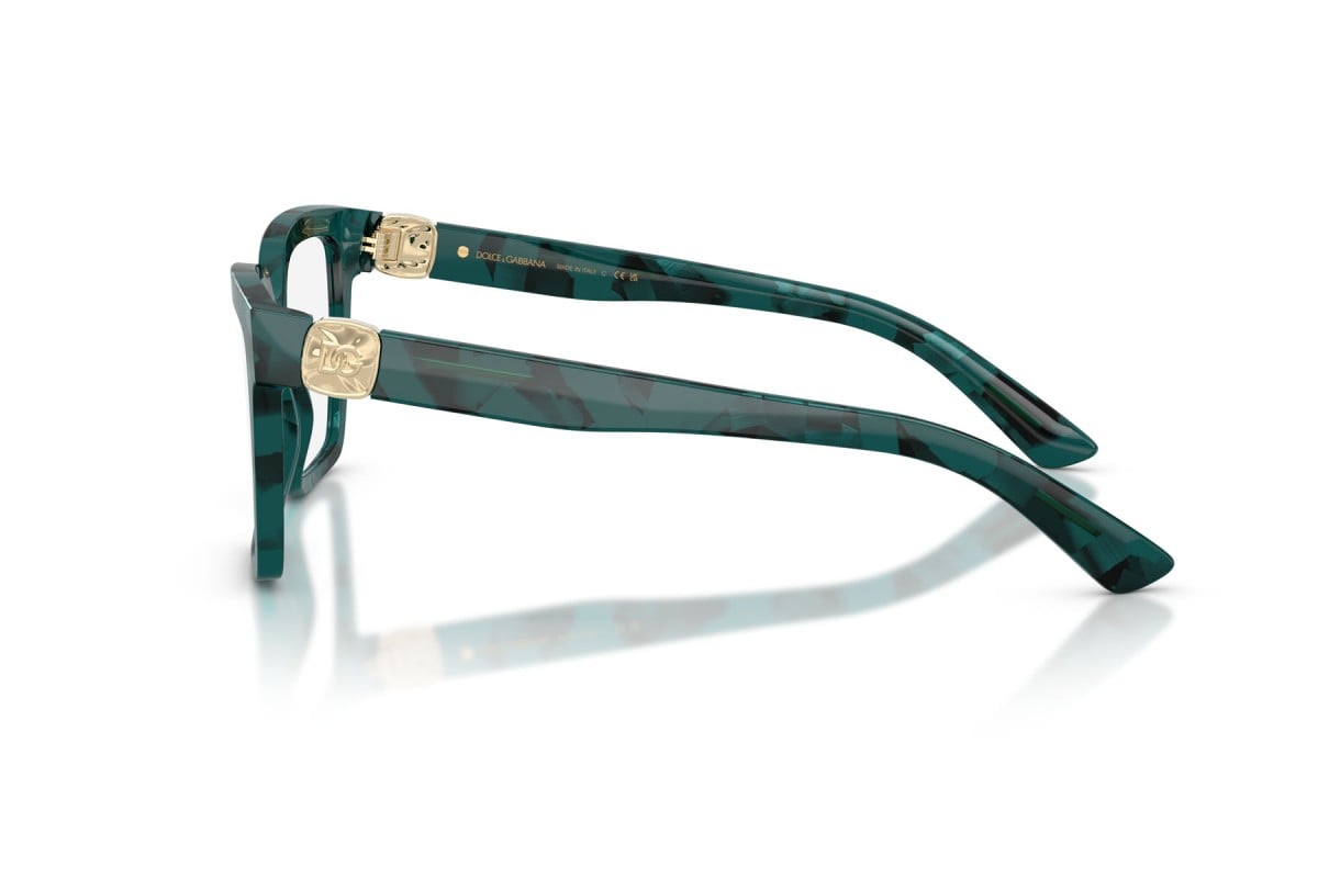 OCCHIALE DA VISTA DONNA | DOLCE & GABBANA DG 3395 - 3460 PETROLIO PERLA AVANA - CALIBRO 53