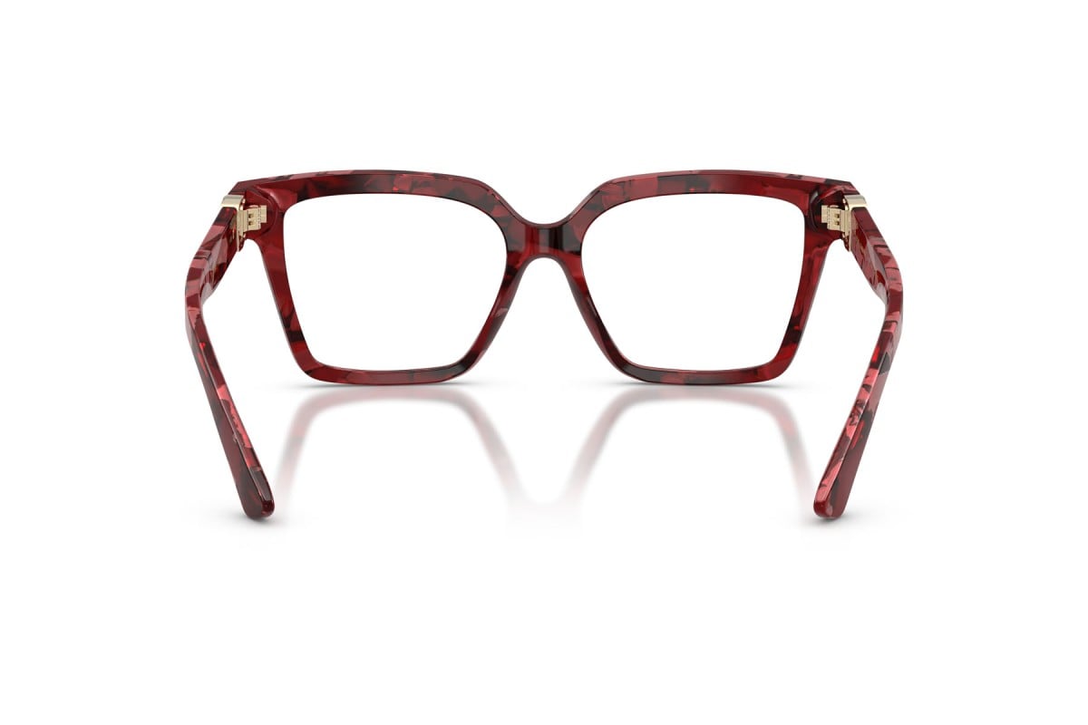 OCCHIALE DA VISTA DONNA | DOLCE & GABBANA DG 3395 - 3463 ROSSO AVANA PERLATO - CALIBRO 53