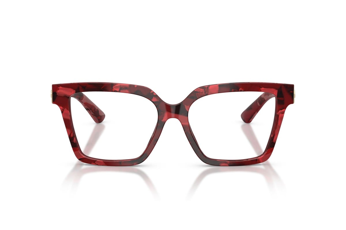 OCCHIALE DA VISTA DONNA | DOLCE & GABBANA DG 3395 - 3463 ROSSO AVANA PERLATO - CALIBRO 53