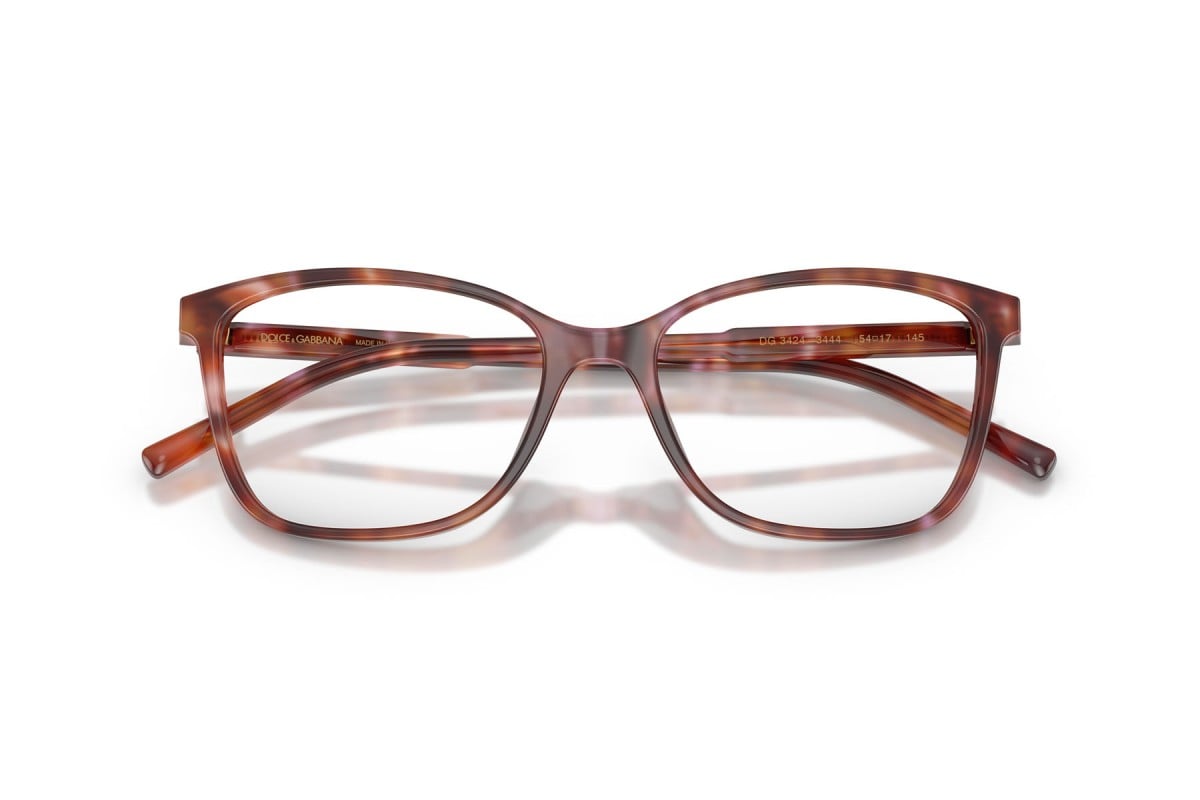 OCCHIALE DA VISTA DONNA | DOLCE & GABBANA DG 3424 - 3444 MARRONE AVANA - CALIBRO 54