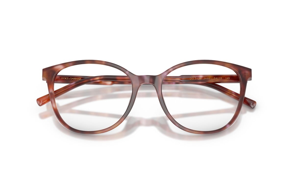 OCCHIALE DA VISTA DONNA | DOLCE & GABBANA DG 3425 - 3444 MARRONE AVANA - CALIBRO 52