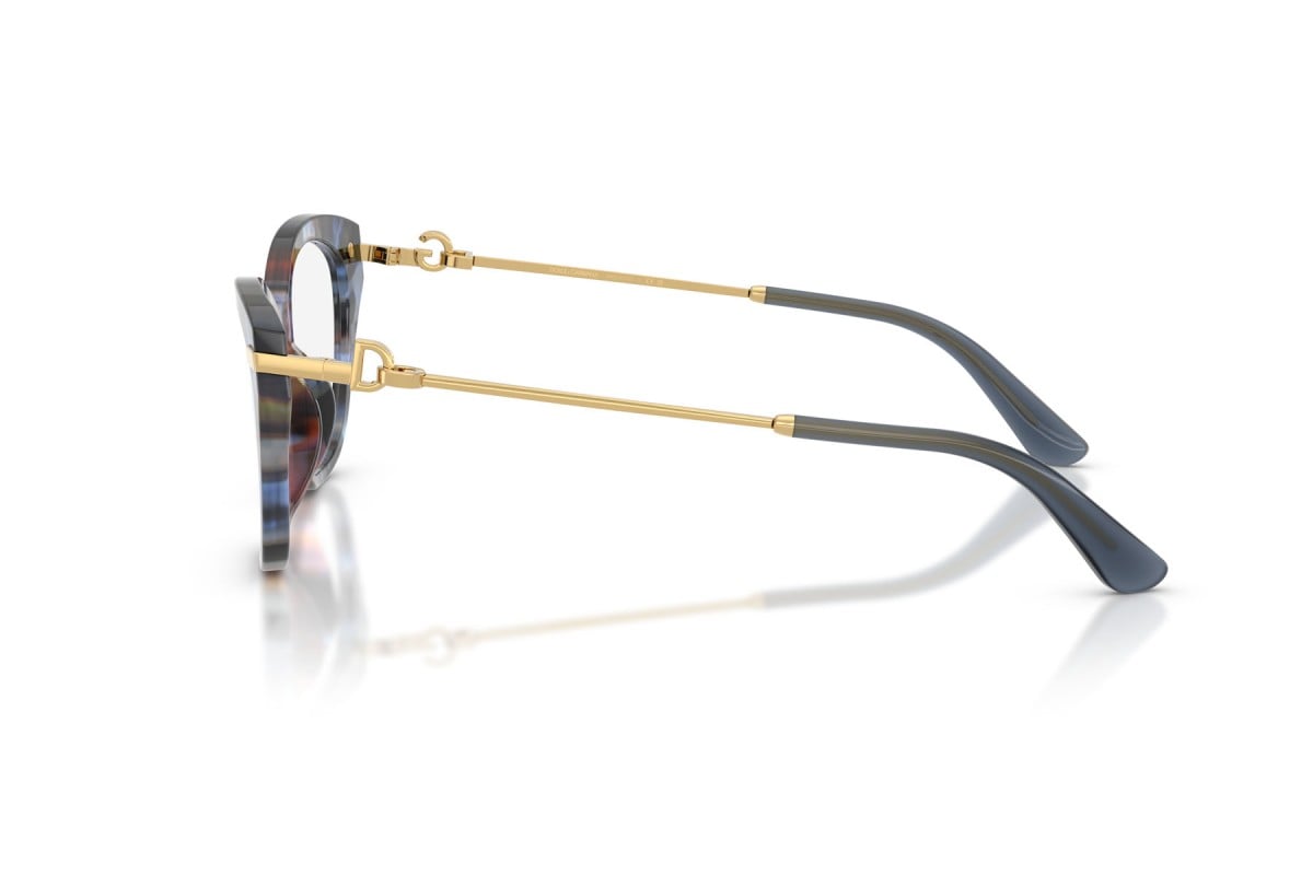 OCCHIALE DA VISTA DONNA | DOLCE & GABBANA DG 3428 - 3443 BLU AVANA - CALIBRO 53