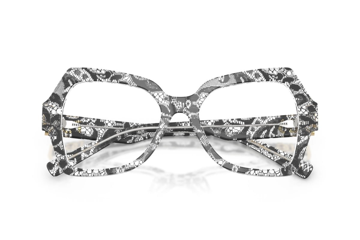 OCCHIALE DA VISTA DONNA | DOLCE & GABBANA DG 3429 - 3287 PIZZO NERO - CALIBRO 54