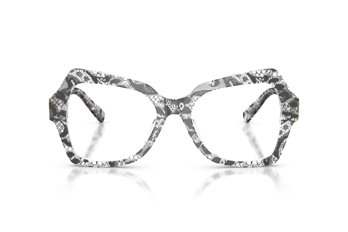 OCCHIALE DA VISTA DONNA | DOLCE & GABBANA DG 3429 - 3287 PIZZO NERO - CALIBRO 54