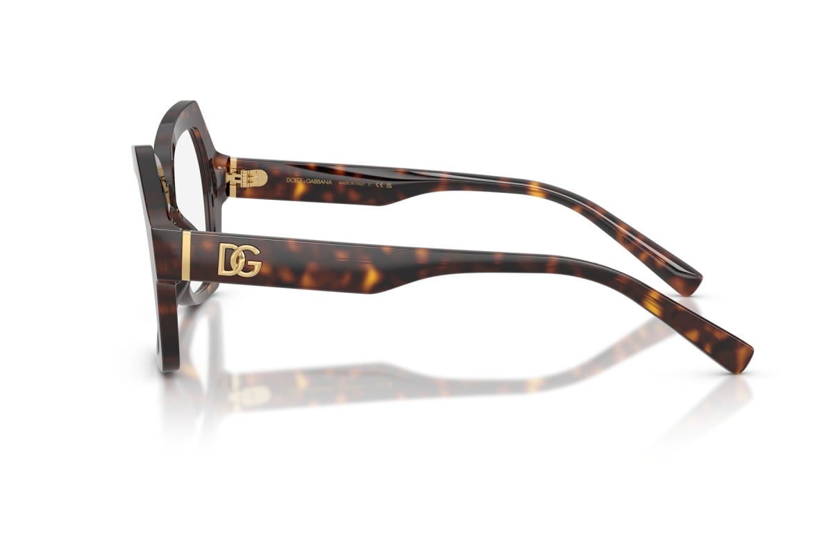 OCCHIALE DA VISTA DONNA | DOLCE & GABBANA DG 3429 - 502 L'AVANA - CALIBRO 54