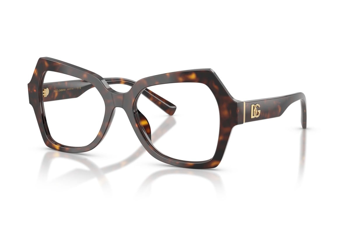 OCCHIALE DA VISTA DONNA | DOLCE & GABBANA DG 3429 - 502 L'AVANA - CALIBRO 54