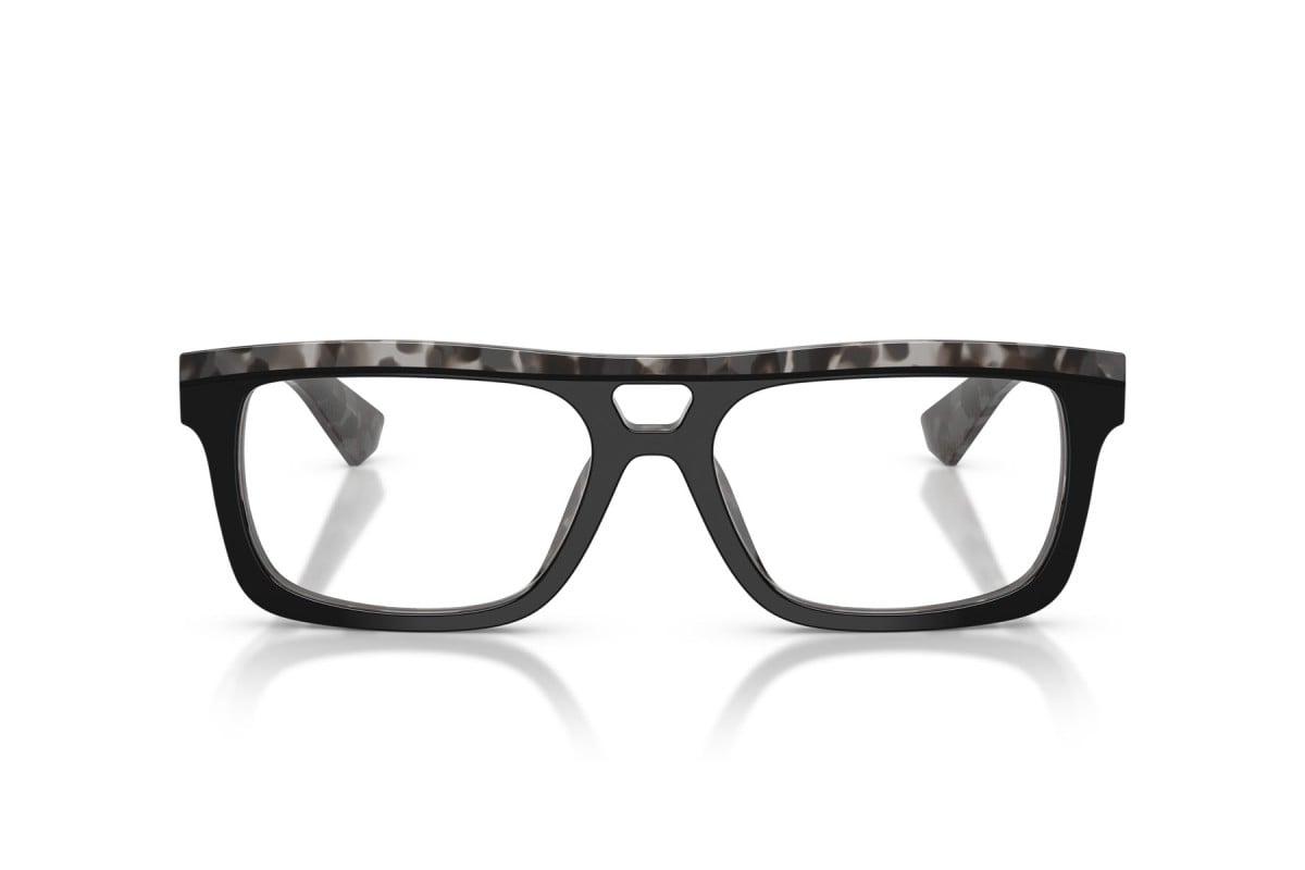 OCCHIALE DA VISTA UOMO | DOLCE & GABBANA DG 3431 - 3403 NERO SU GRIGIO AVANA - CALIBRO 54