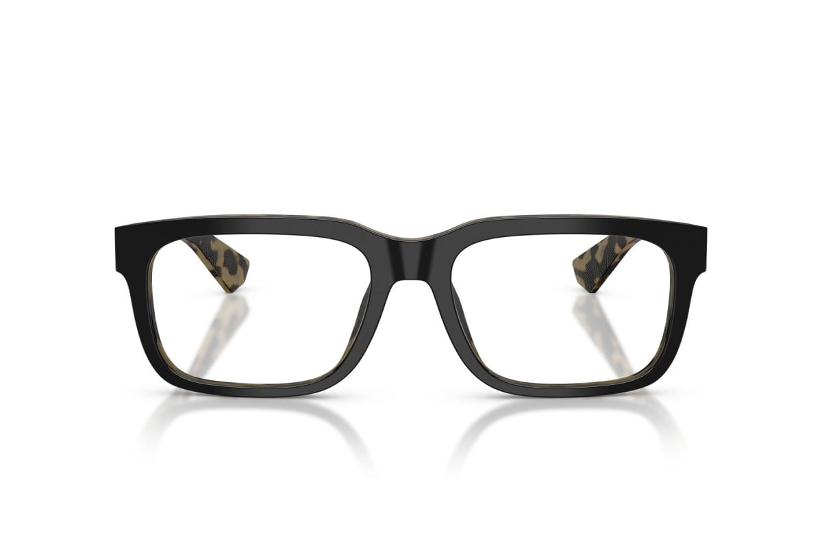 OCCHIALE DA VISTA UOMO | DOLCE & GABBANA DG 3432 - 3404 NERO SU GIALLO AVANA - CALIBRO 54