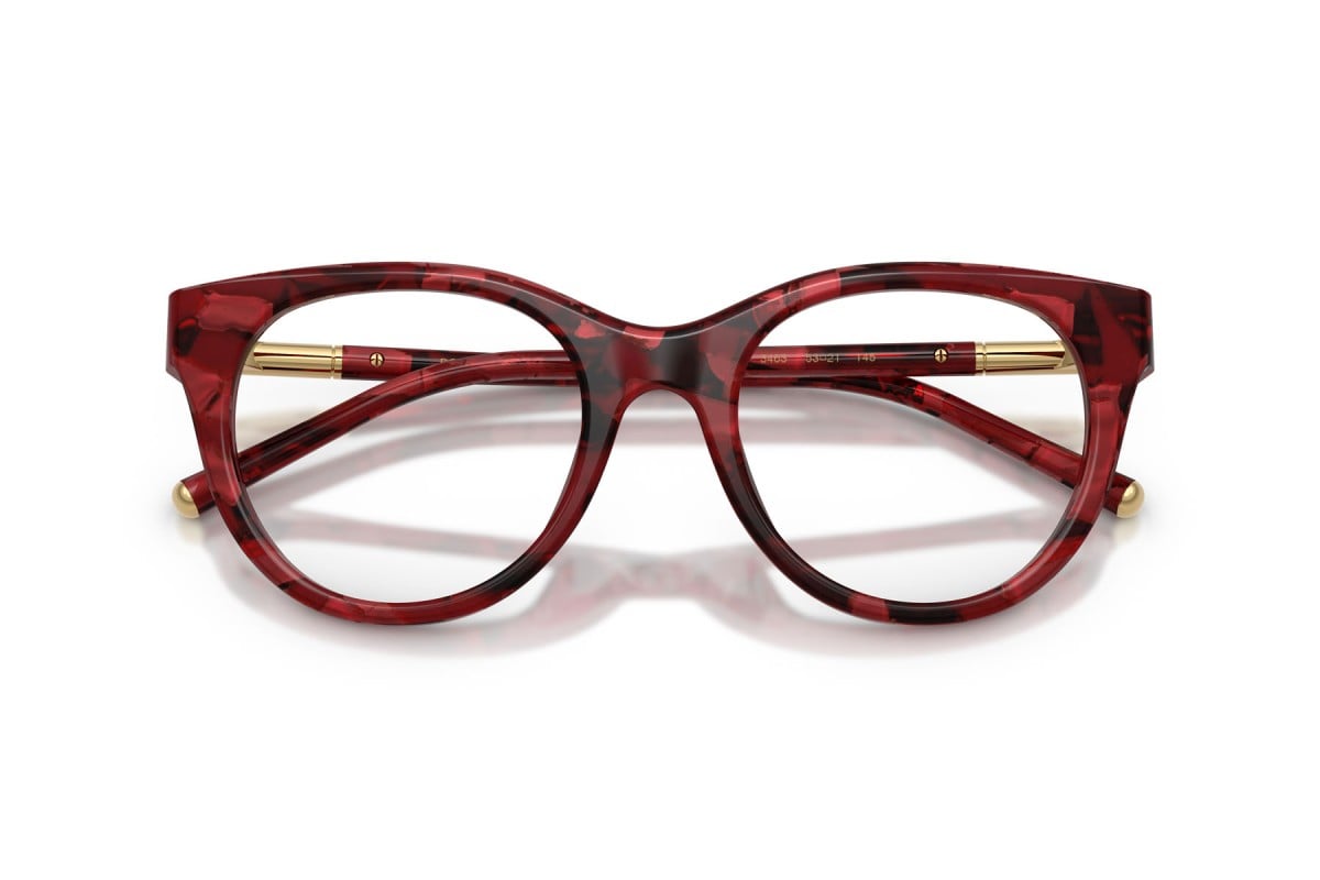 OCCHIALE DA VISTA DONNA | DOLCE & GABBANA DG 3433 - 3463 ROSSO AVANA PERLATO - CALIBRO 51