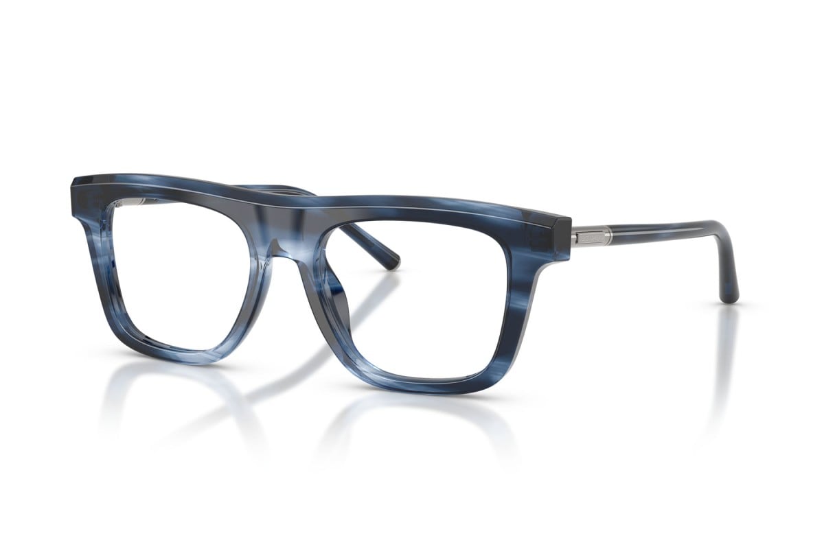 OCCHIALE DA VISTA UOMO | DOLCE & GABBANA DG 3434 - 3448 BLU A STRISCE - CALIBRO 51