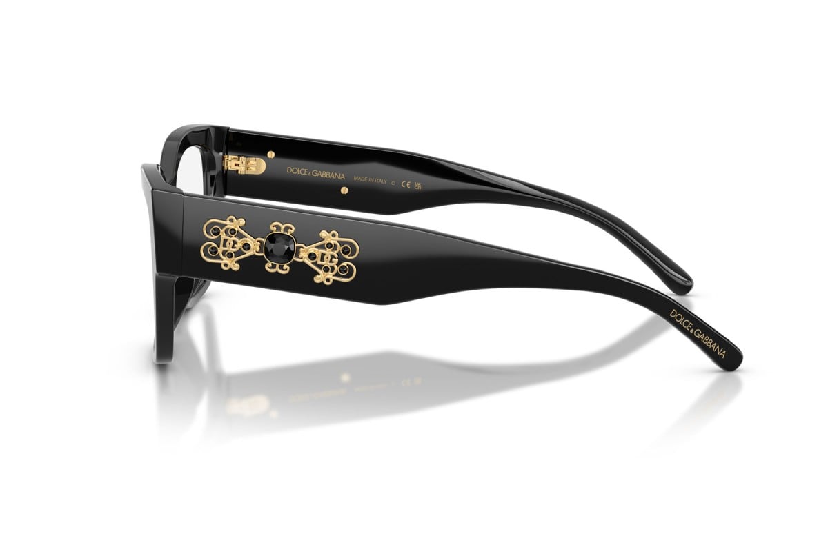 DOLCE &amp; GABBANA DG 5106U - 501 BLACK | WOMEN'S EYEGLASSES, CALIBER 54 