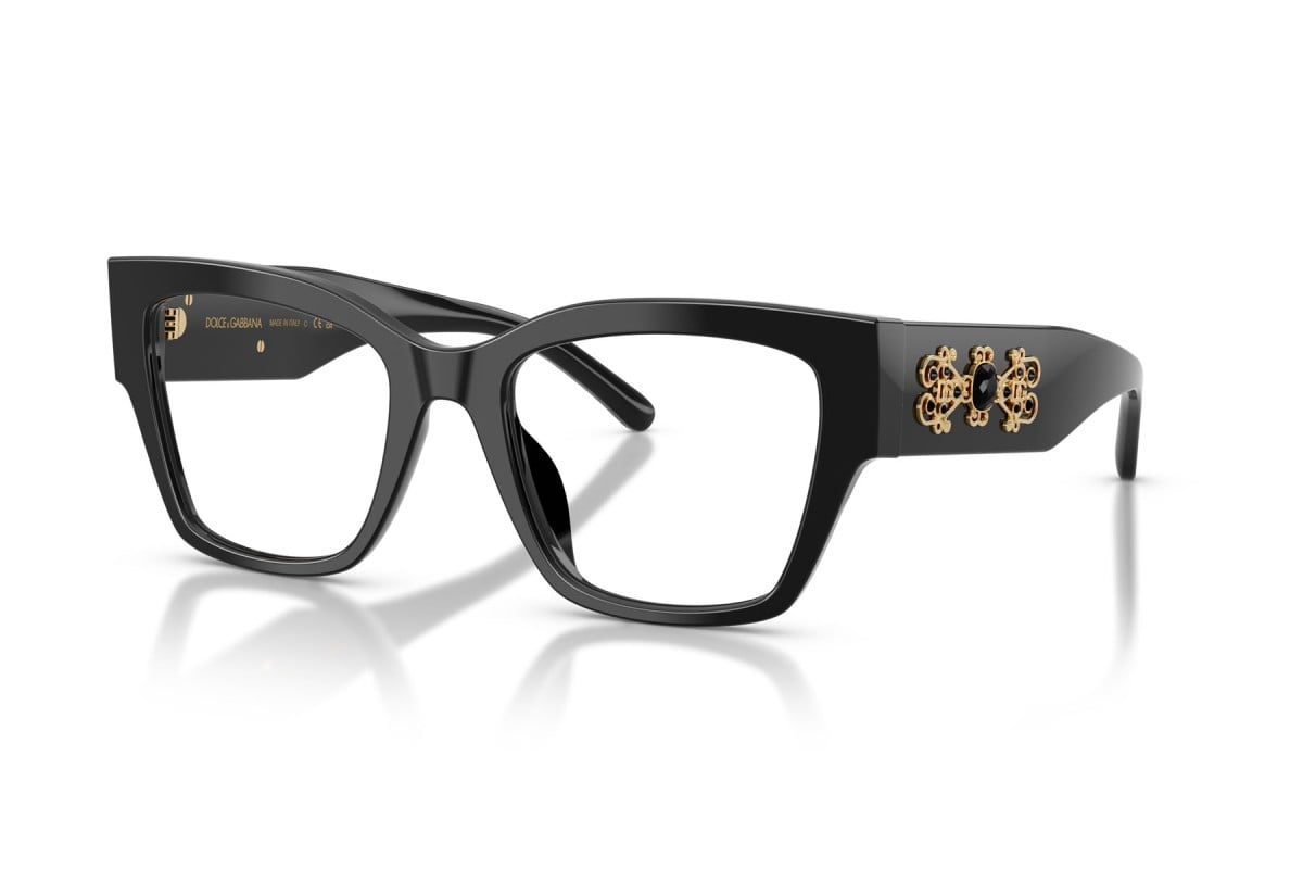 DOLCE &amp; GABBANA DG 5106U - 501 BLACK | WOMEN'S EYEGLASSES, CALIBER 54 