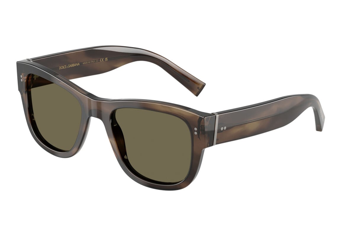 DOLCE & GABBANA - 3200/3 AVANA VERDE | OCCHIALE DA SOLE UOMO - DG 4338 CALIBRO 52