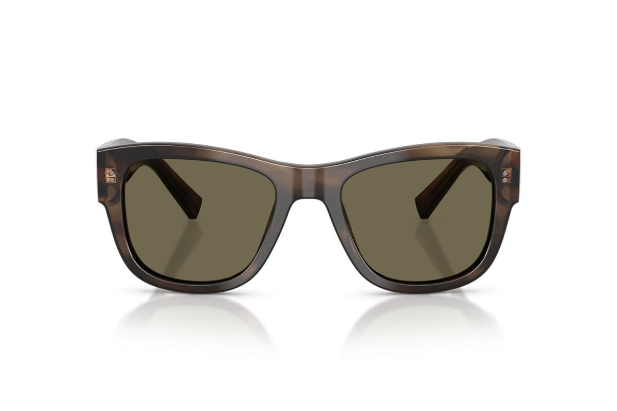 DOLCE & GABBANA - 3200/3 AVANA VERDE | OCCHIALE DA SOLE UOMO - DG 4338 CALIBRO 52