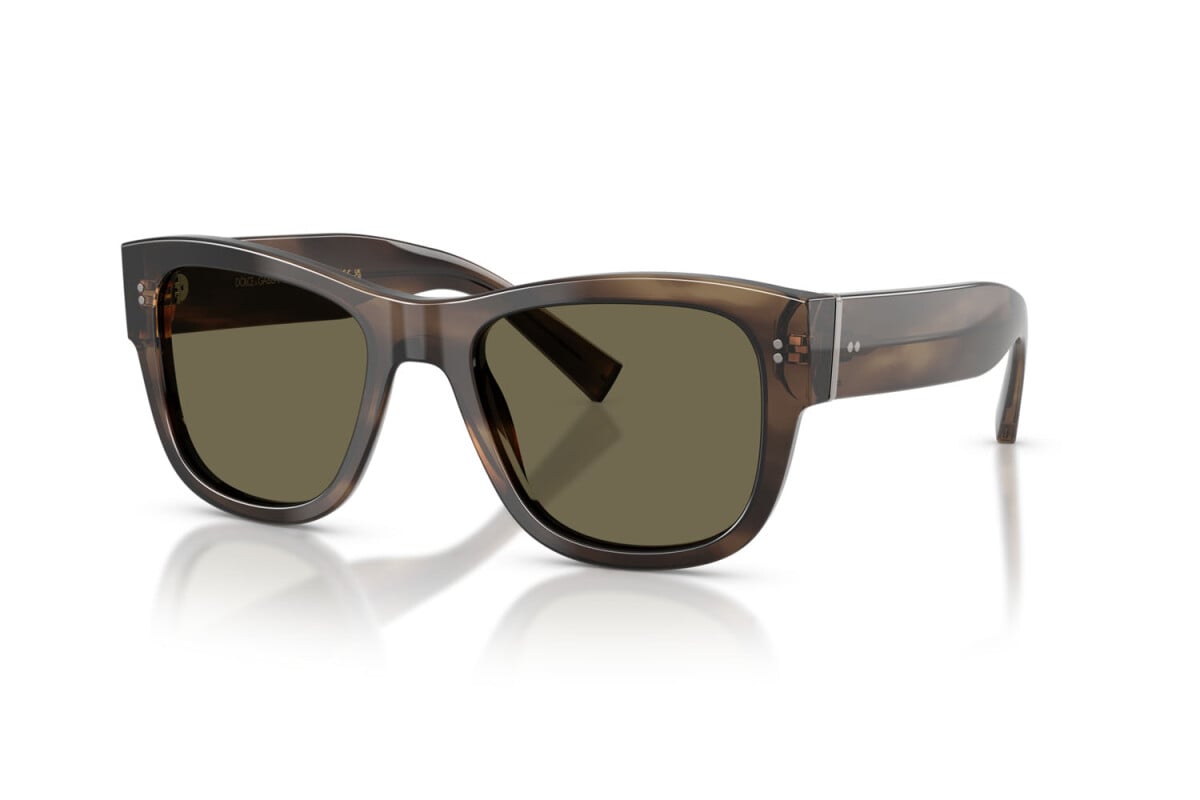 DOLCE & GABBANA - 3200/3 AVANA VERDE | OCCHIALE DA SOLE UOMO - DG 4338 CALIBRO 52