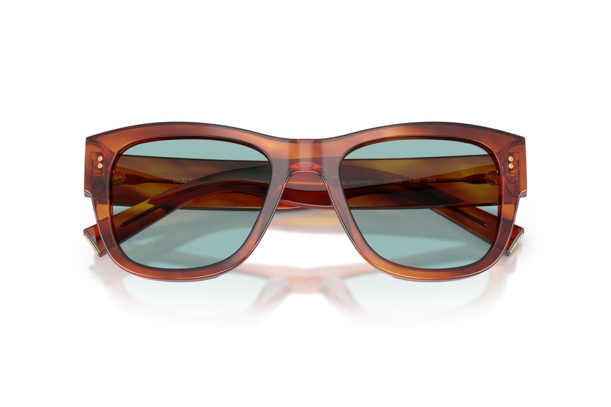 DOLCE & GABBANA - 322180 ZENZERO AVANA | OCCHIALE DA SOLE UOMO - DG 4338 CALIBRO 52