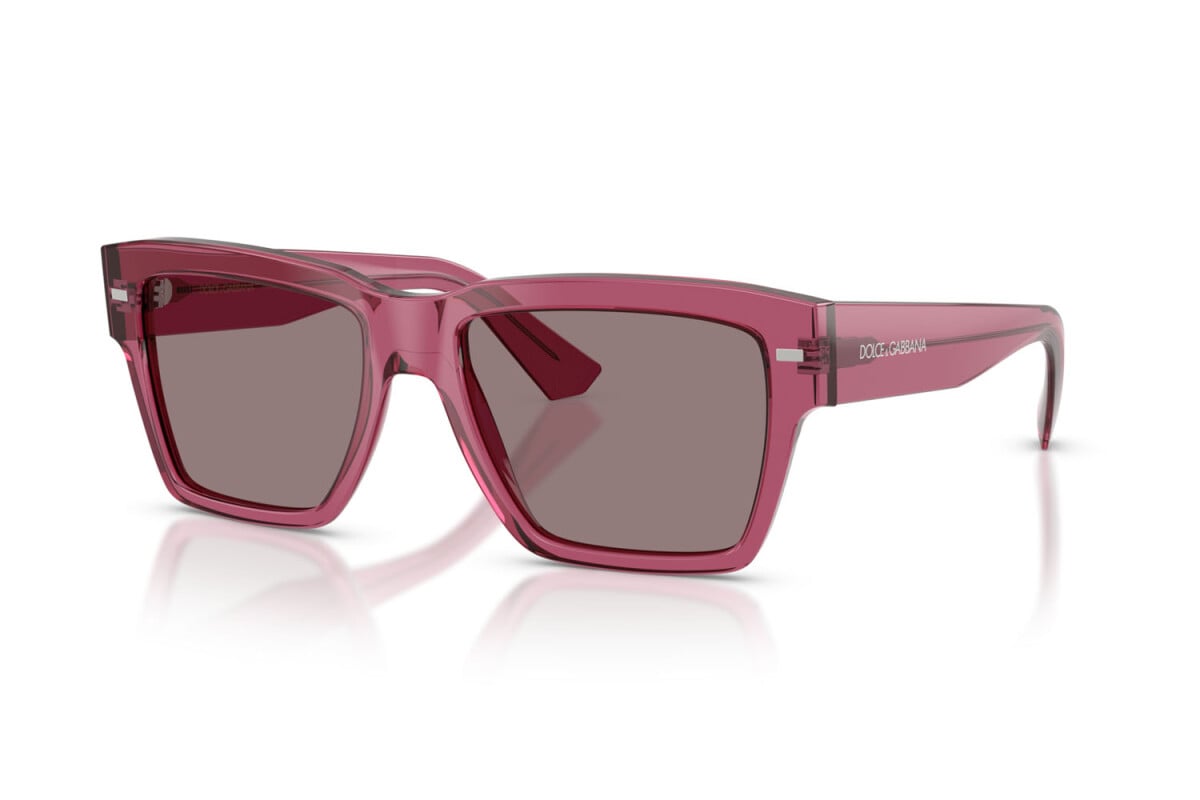 DOLCE & GABBANA - 32117N BORDEAUX TRASPARENTE | OCCHIALE DA SOLE UOMO - DG 4431 CALIBRO 55