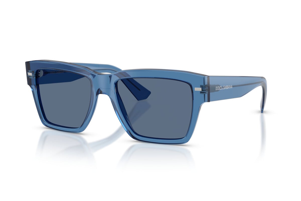 DOLCE & GABBANA - 339880 BLU TRASPARENTE | OCCHIALE DA SOLE UOMO - DG 4431 CALIBRO 55