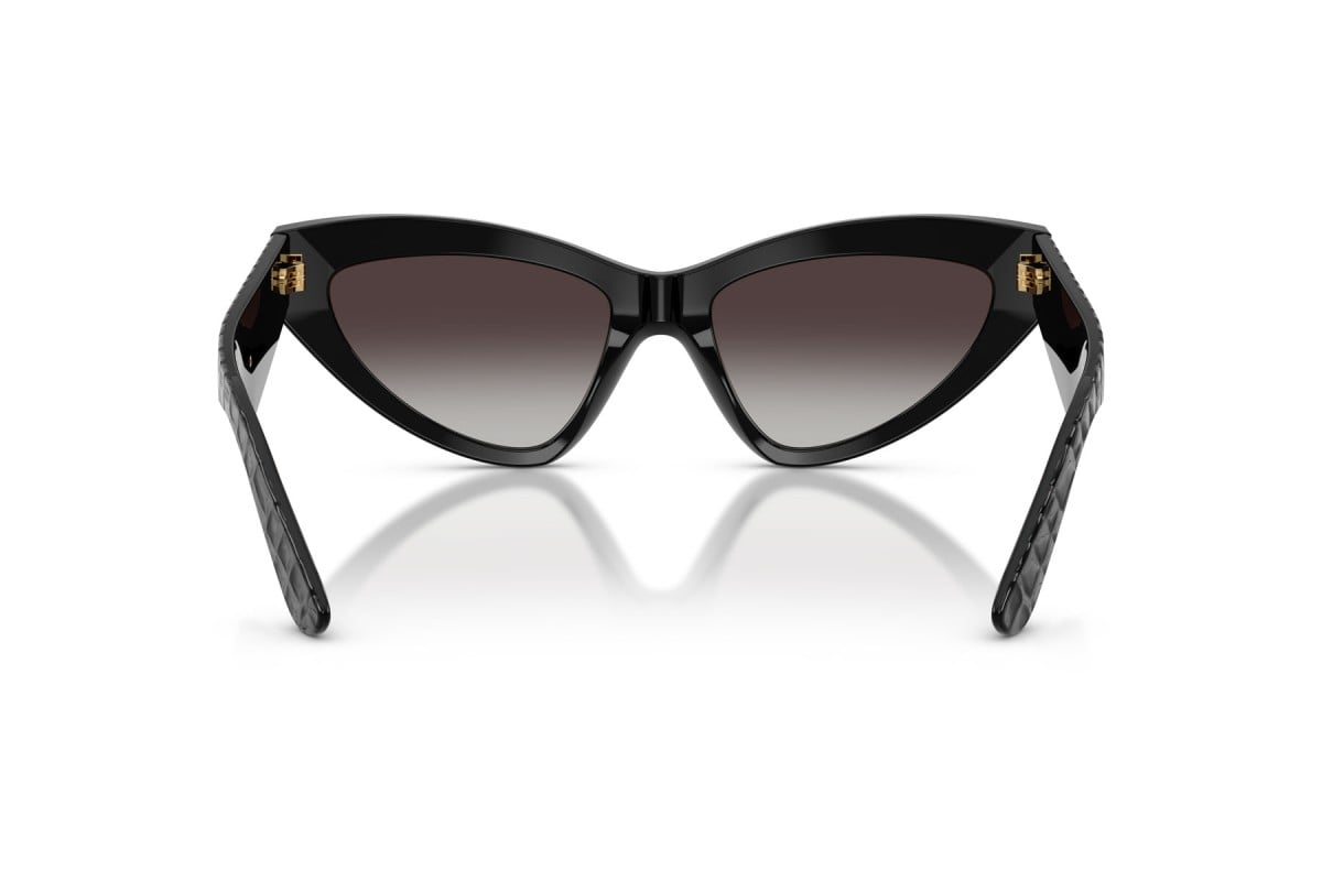 OCCHIALE DA SOLE DONNA | DOLCE & GABBANA DG 4439 - 32888G TEXTURE COCCO NERA - CALIBRO 55