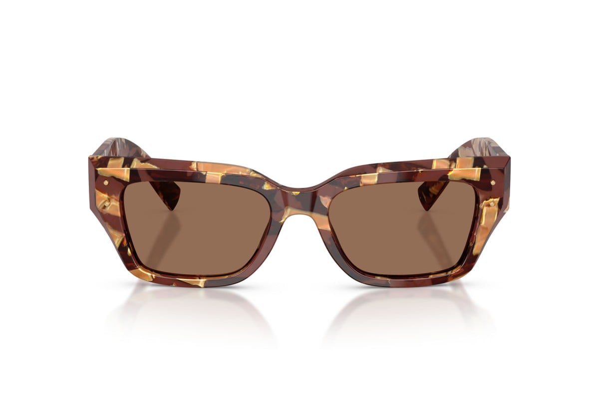 OCCHIALE DA SOLE DONNA | DOLCE & GABBANA DG 4462 - 346273 MARRONE AVANA PERLATO - CALIBRO 52