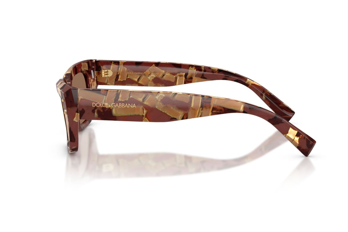 OCCHIALE DA SOLE DONNA | DOLCE & GABBANA DG 4462 - 346273 MARRONE AVANA PERLATO - CALIBRO 52