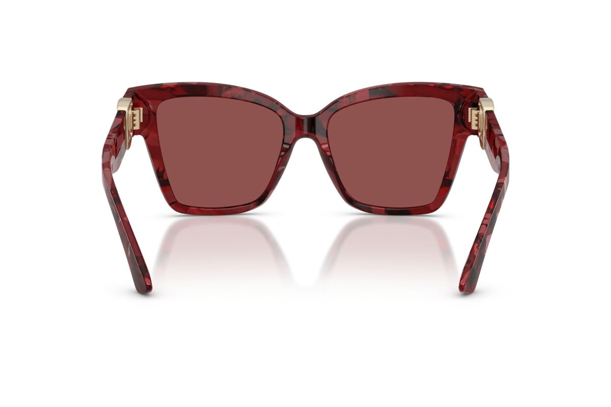 OCCHIALE DA SOLE DONNA | DOLCE & GABBANA DG 4470 - 346375 ROSSO AVANA PERLATO - CALIBRO 54