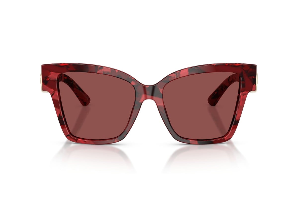 OCCHIALE DA SOLE DONNA | DOLCE & GABBANA DG 4470 - 346375 ROSSO AVANA PERLATO - CALIBRO 54