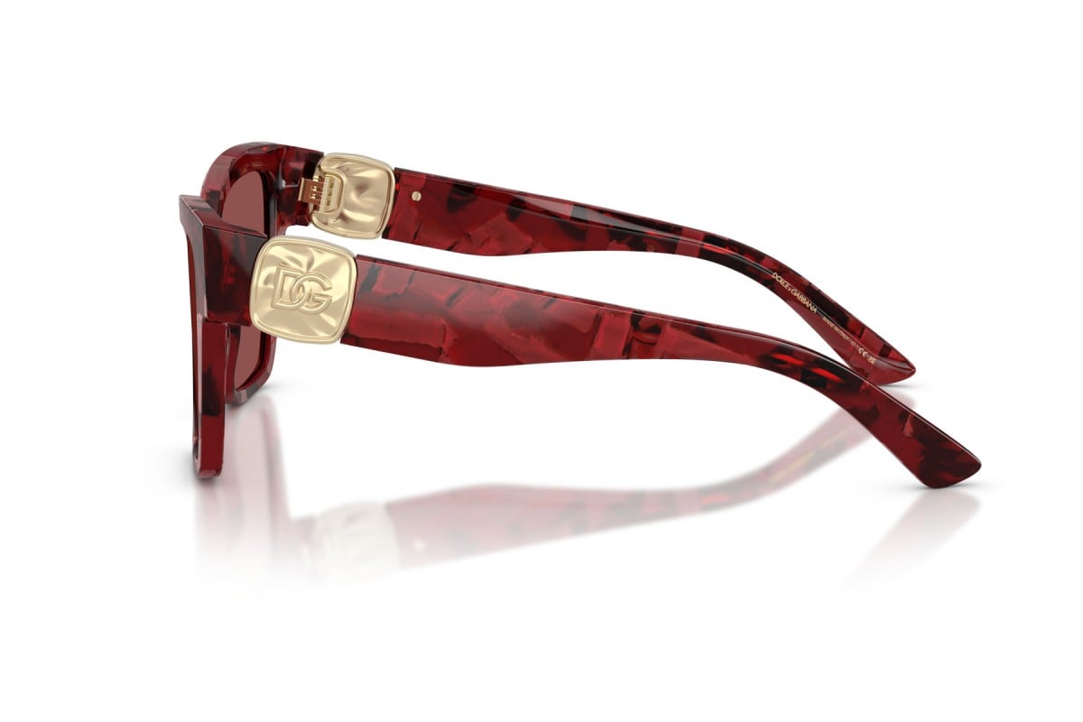 OCCHIALE DA SOLE DONNA | DOLCE & GABBANA DG 4470 - 346375 ROSSO AVANA PERLATO - CALIBRO 54