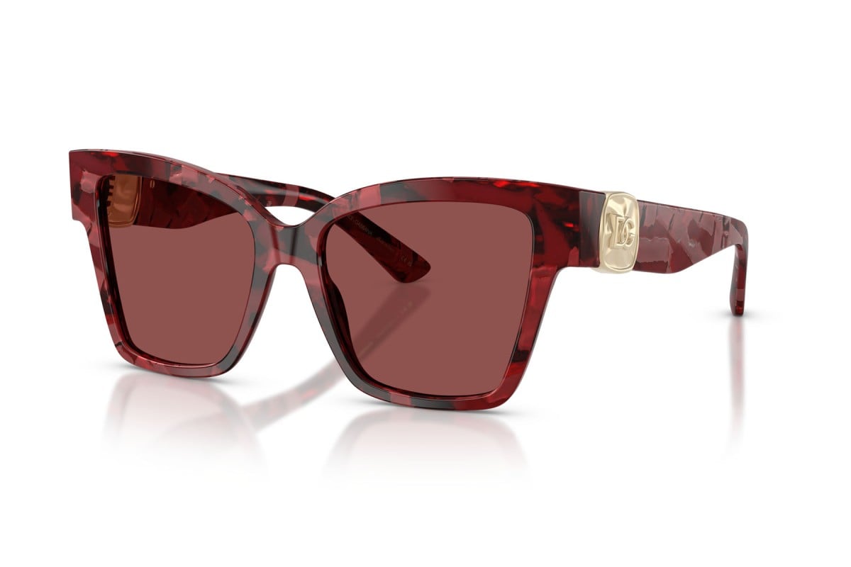 OCCHIALE DA SOLE DONNA | DOLCE & GABBANA DG 4470 - 346375 ROSSO AVANA PERLATO - CALIBRO 54