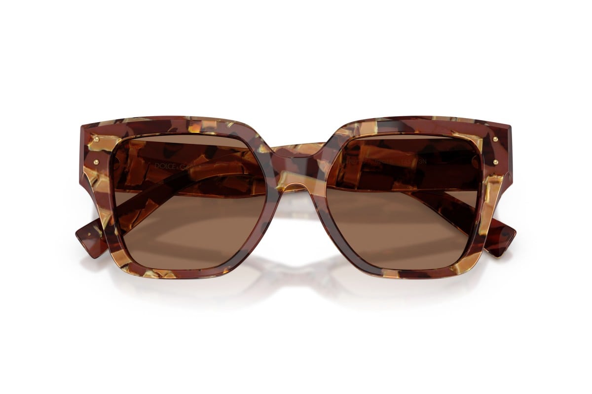 OCCHIALE DA SOLE DONNA | DOLCE & GABBANA DG 4471 - 346273 MARRONE AVANA PERLATO - CALIBRO 52