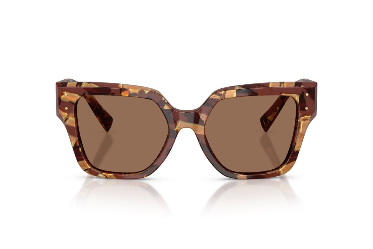 OCCHIALE DA SOLE DONNA | DOLCE & GABBANA DG 4471 - 346273 MARRONE AVANA PERLATO - CALIBRO 52