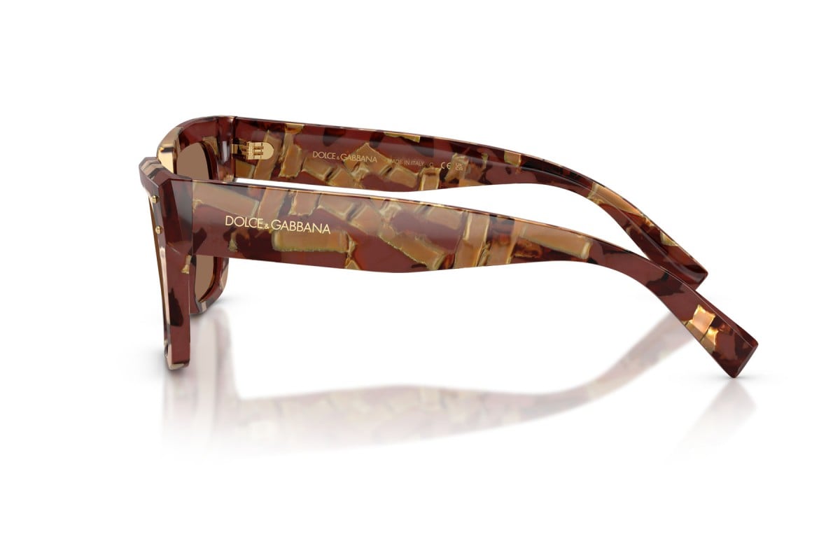 OCCHIALE DA SOLE DONNA | DOLCE & GABBANA DG 4471 - 346273 MARRONE AVANA PERLATO - CALIBRO 52