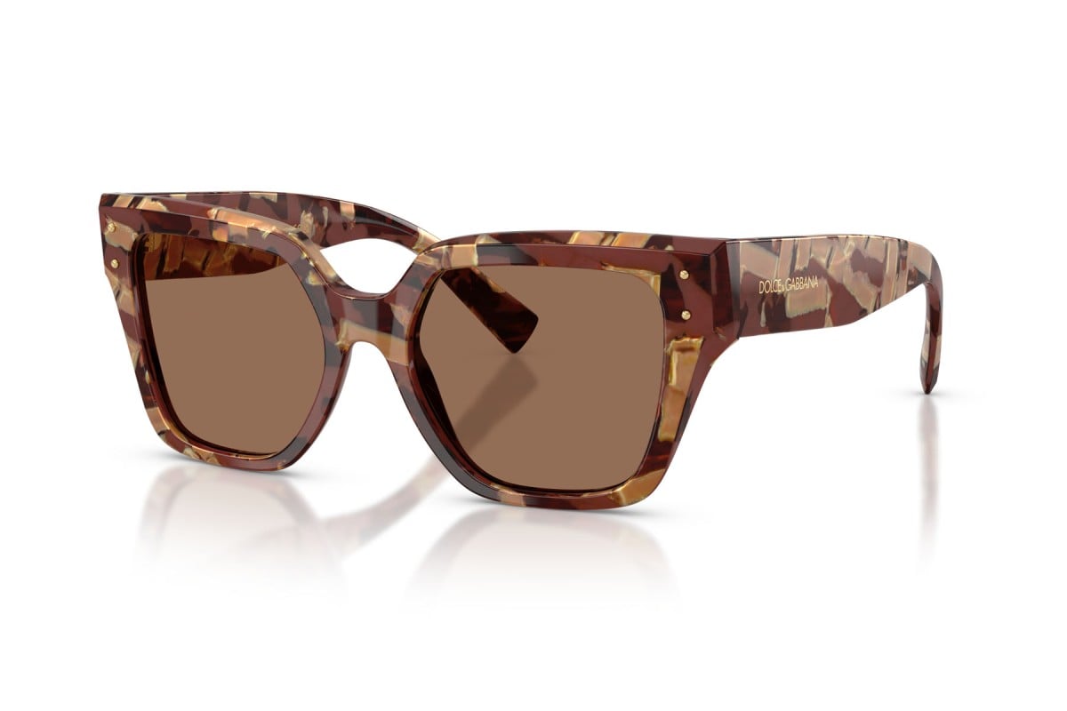 OCCHIALE DA SOLE DONNA | DOLCE & GABBANA DG 4471 - 346273 MARRONE AVANA PERLATO - CALIBRO 52