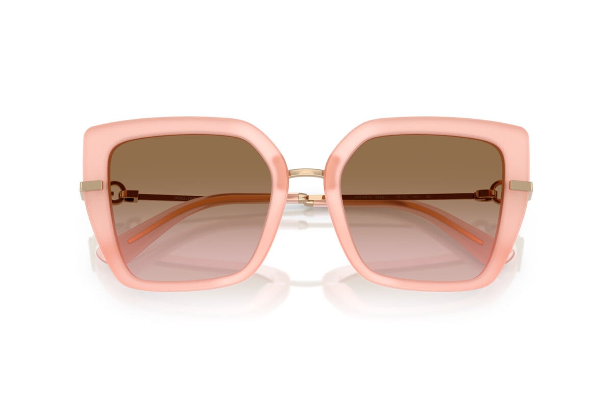 DOLCE & GABBANA - 343611 ROSA LATTIGINOSO | OCCHIALE DA SOLE DONNA - DG 4474 CALIBRO 53