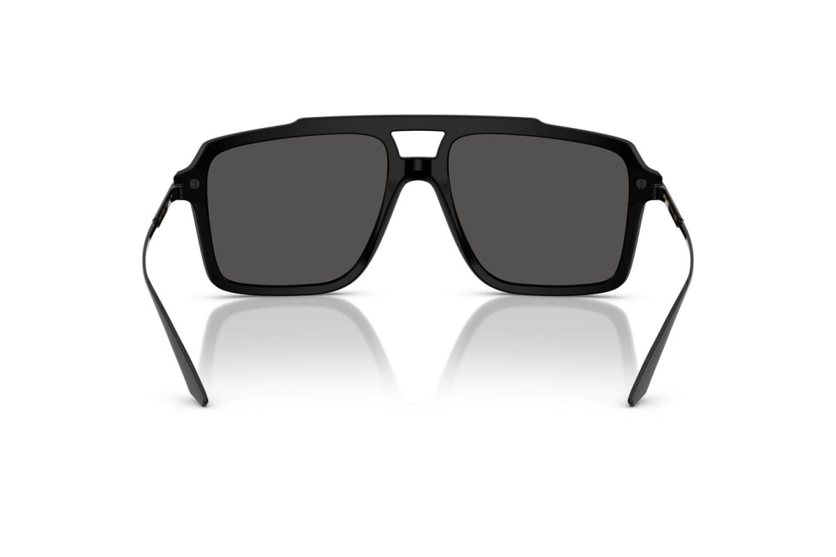 DOLCE & GABBANA - 252587 NERO OPACO | OCCHIALE DA SOLE UOMO - DG 4477 CALIBRO 56