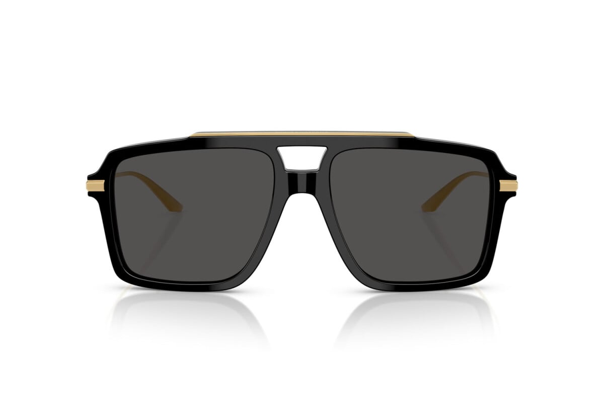 DOLCE & GABBANA - 501/87 NERO | OCCHIALE DA SOLE UOMO - DG 4477 CALIBRO 56
