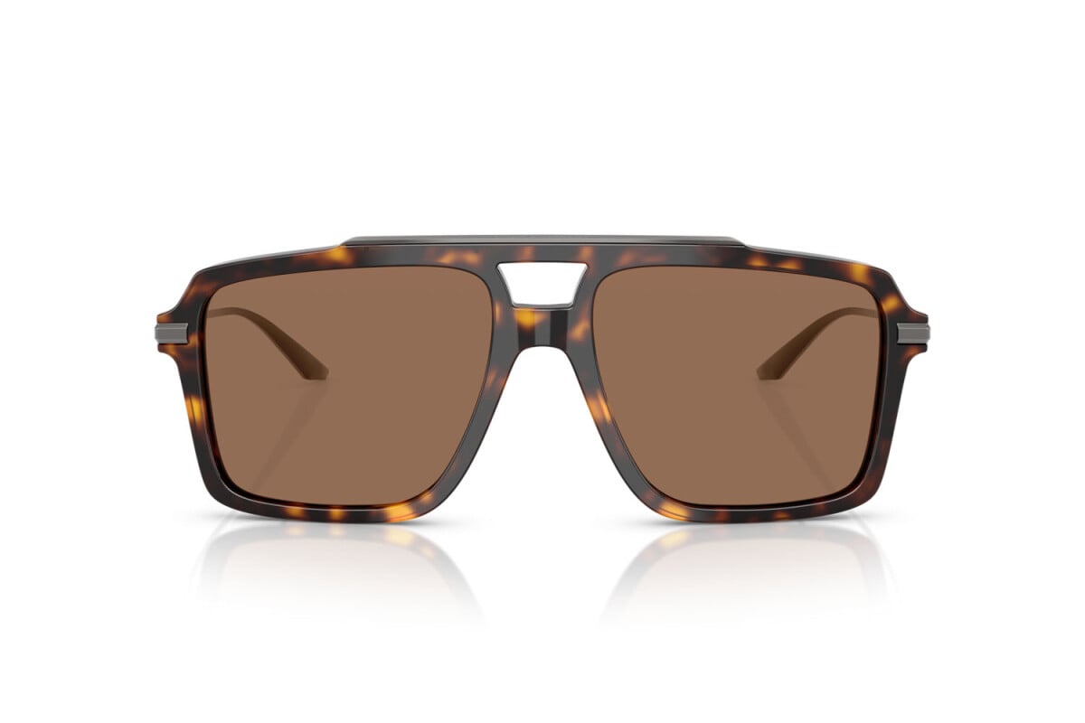 DOLCE & GABBANA - 502/73 L'AVANA | OCCHIALE DA SOLE UOMO - DG 4477 CALIBRO 56