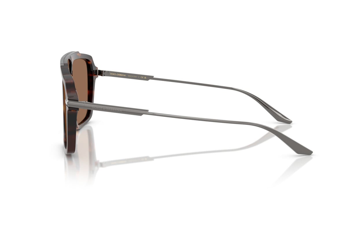 DOLCE & GABBANA - 502/73 L'AVANA | OCCHIALE DA SOLE UOMO - DG 4477 CALIBRO 56