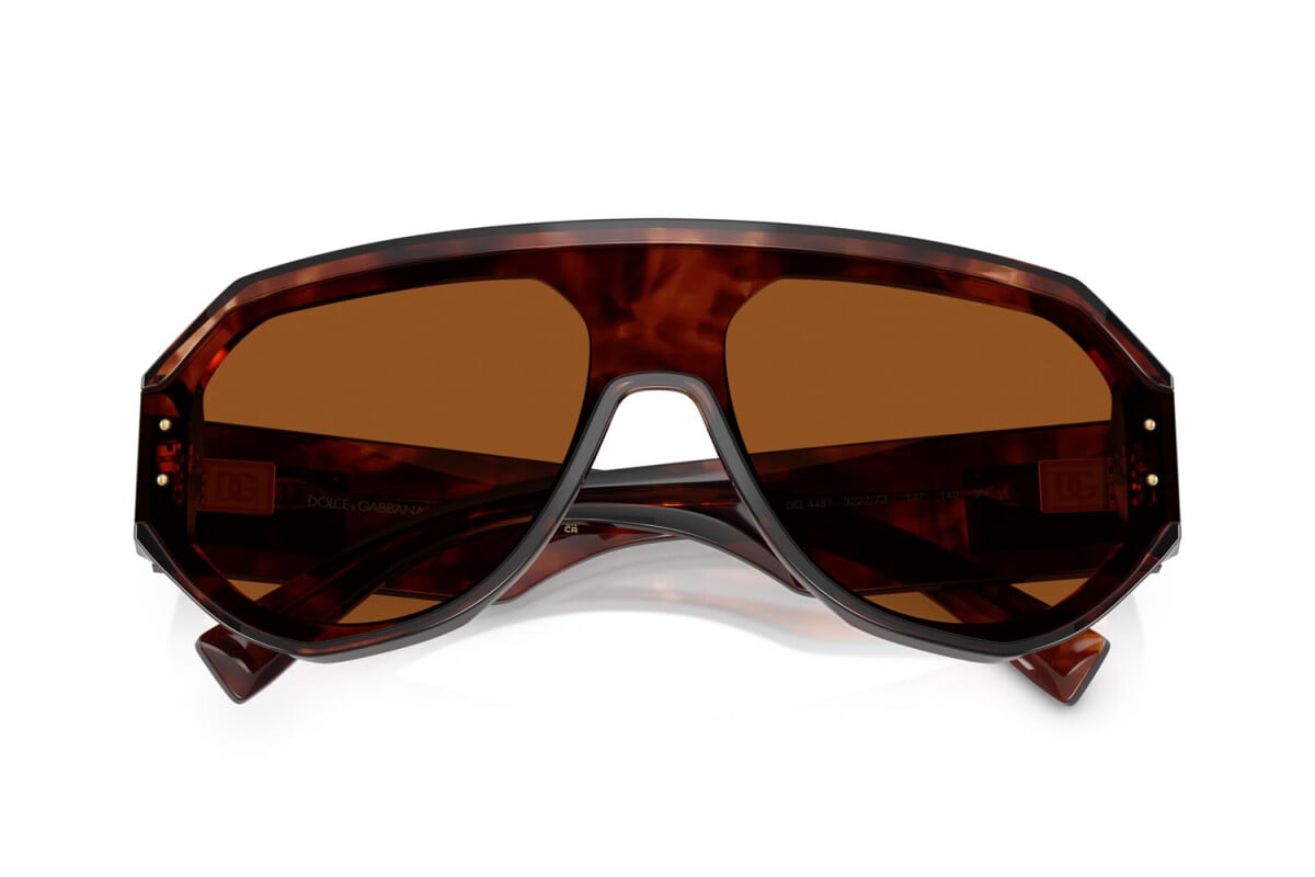 DOLCE & GABBANA - 322273 AVANA ROSSO SCURO | OCCHIALE DA SOLE UOMO - DG 4481 CALIBRO 47
