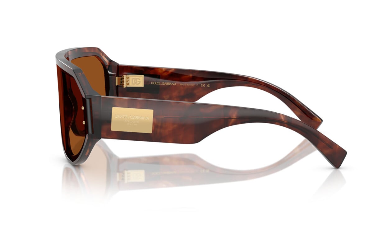 DOLCE & GABBANA - 322273 AVANA ROSSO SCURO | OCCHIALE DA SOLE UOMO - DG 4481 CALIBRO 47