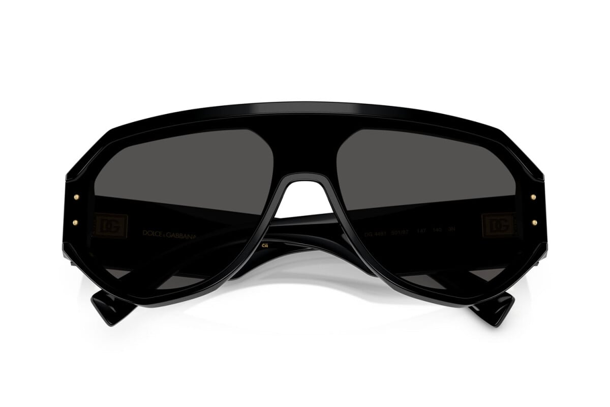 DOLCE & GABBANA - 501/87 NERO | OCCHIALE DA SOLE UOMO - DG 4481 CALIBRO 47