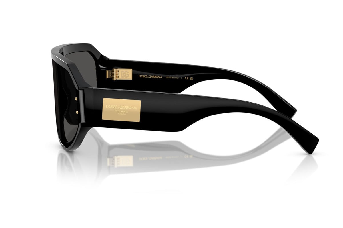 DOLCE & GABBANA - 501/87 NERO | OCCHIALE DA SOLE UOMO - DG 4481 CALIBRO 47
