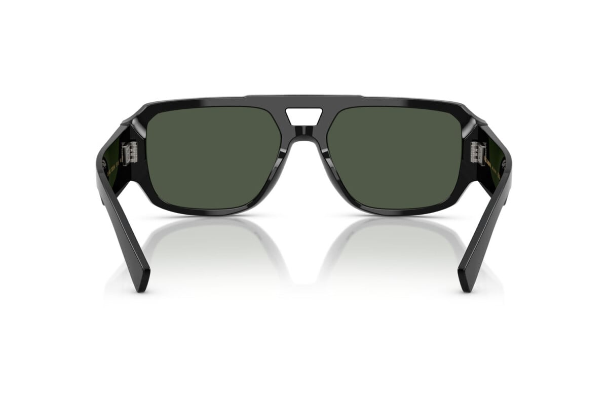 DOLCE & GABBANA - 28209A NERO SPAZZOLATO | OCCHIALE DA SOLE UOMO - DG 4482 CALIBRO 57