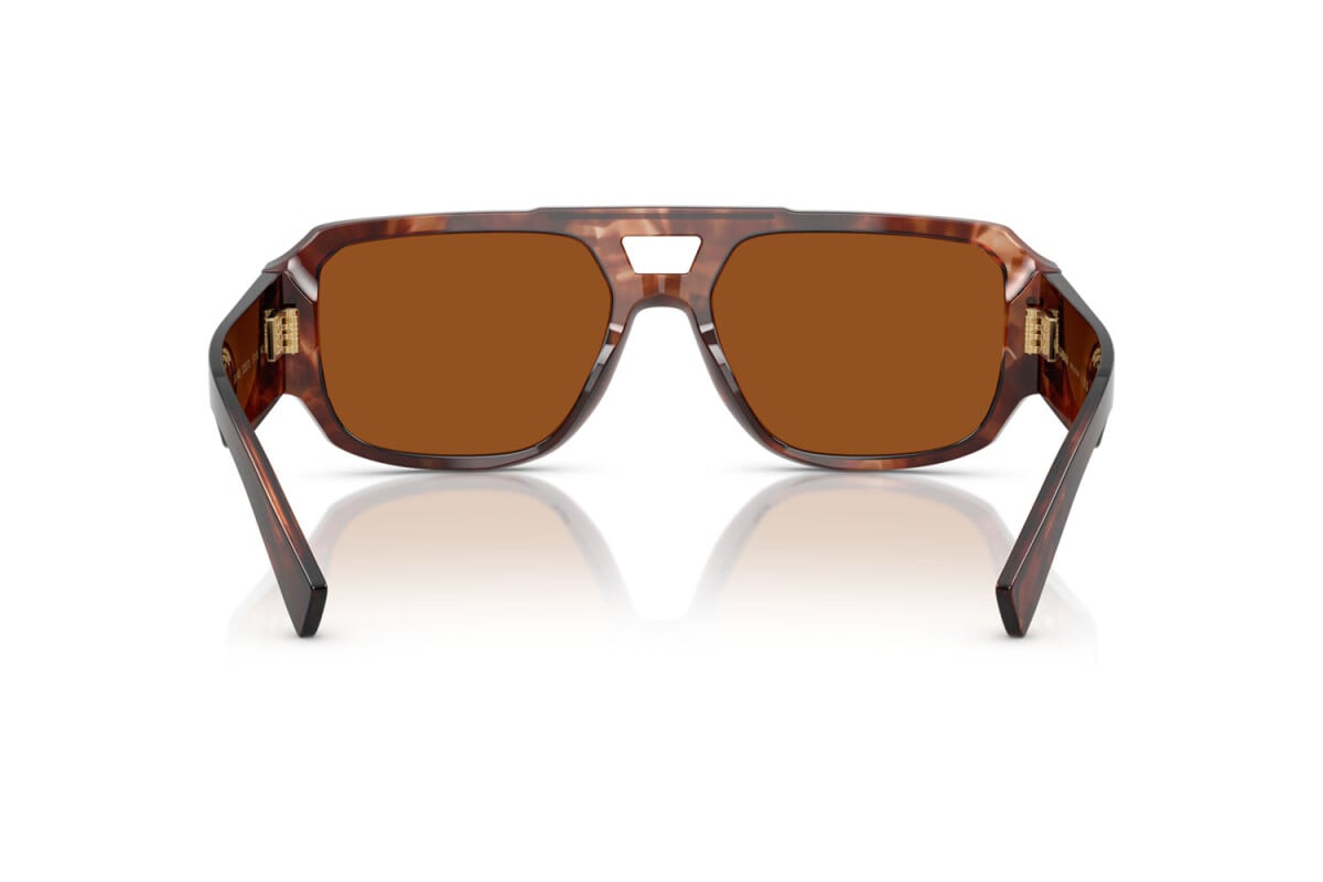 DOLCE & GABBANA - 322273 AVANA ROSSO SCURO | OCCHIALE DA SOLE UOMO - DG 4482 CALIBRO 57