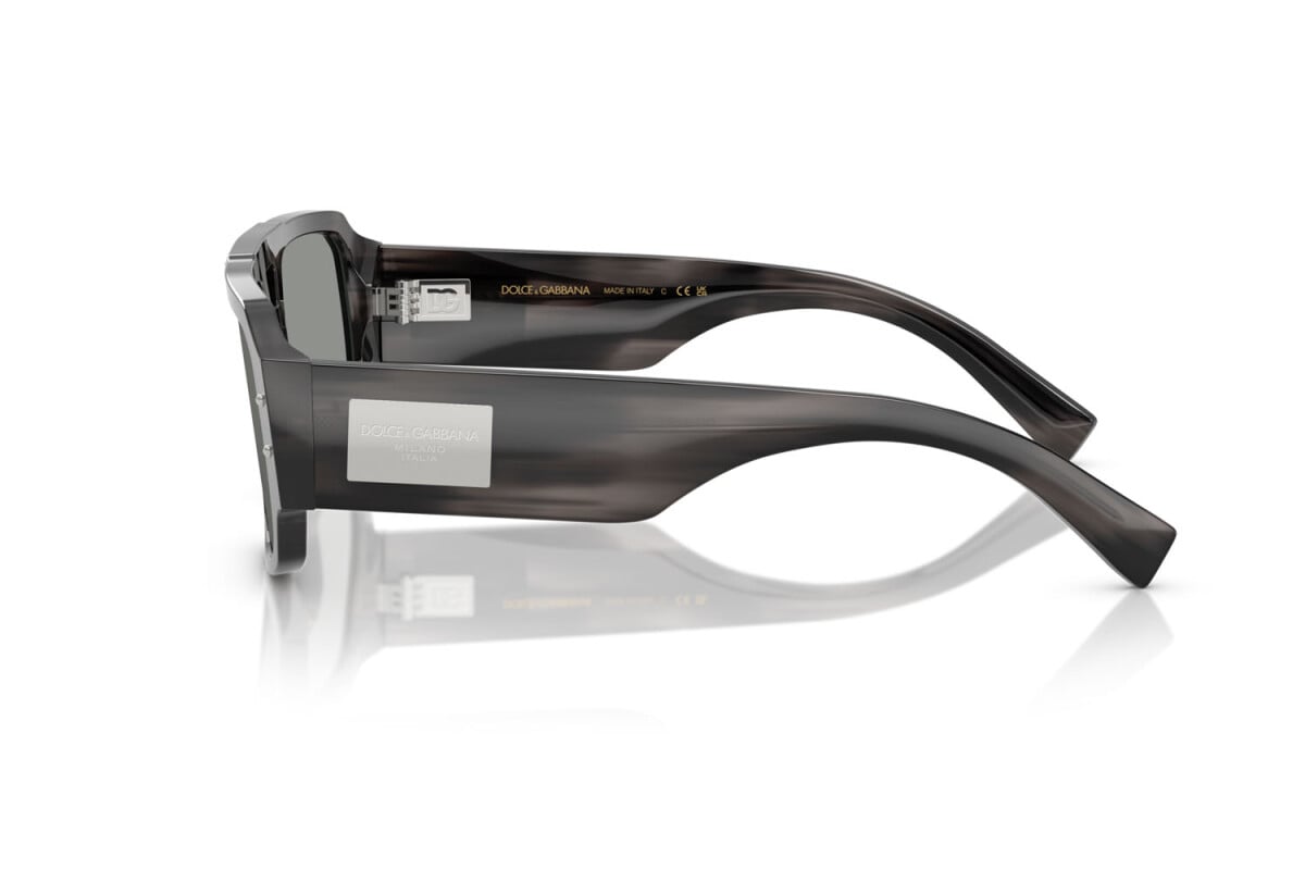 DOLCE & GABBANA - 3440/1 GRIGIO STRIATO | OCCHIALE DA SOLE UOMO - DG 4482 CALIBRO 57