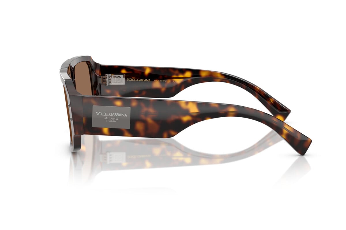 DOLCE & GABBANA - 502/73 L'AVANA | OCCHIALE DA SOLE UOMO - DG 4482 CALIBRO 57